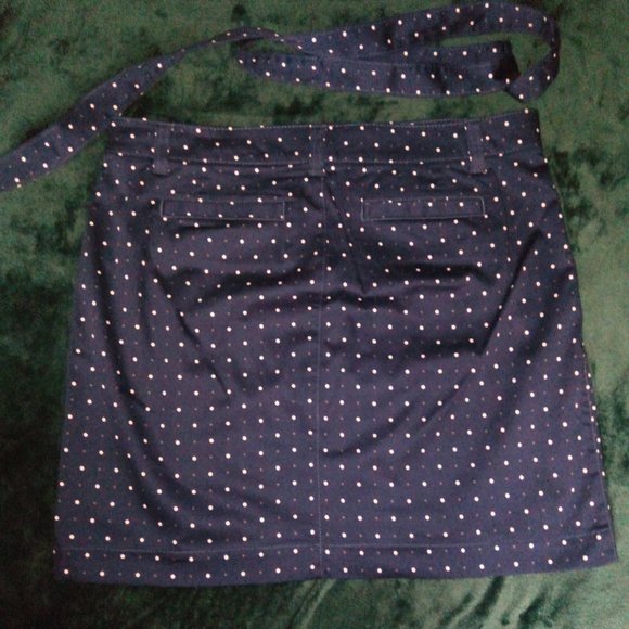 Tommy Hilfiger Polka Dot Cotton Mini Skirt Sz 12 - Picture 4 of 14